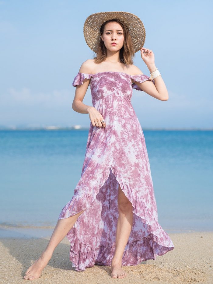 ハワイ発リゾートファッションブランドtiare hawaii(ティアレハワイ)のロングワンピース